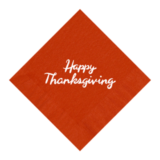 Custom Halloween Beverage Napkins – 1-Color Printed 3-Ply Cocktail Napkins