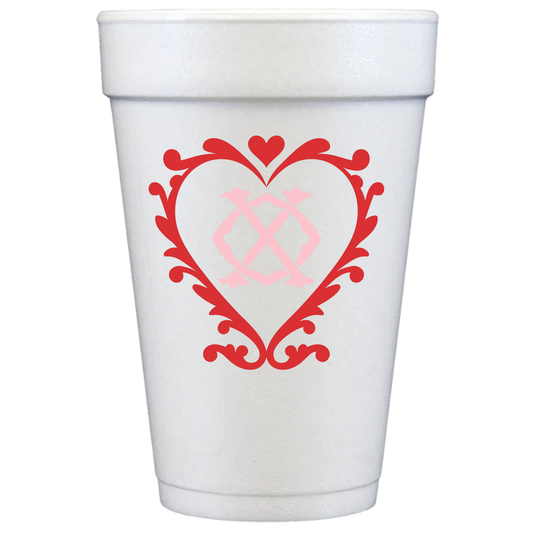 Valentine’s Styrofoam Cups