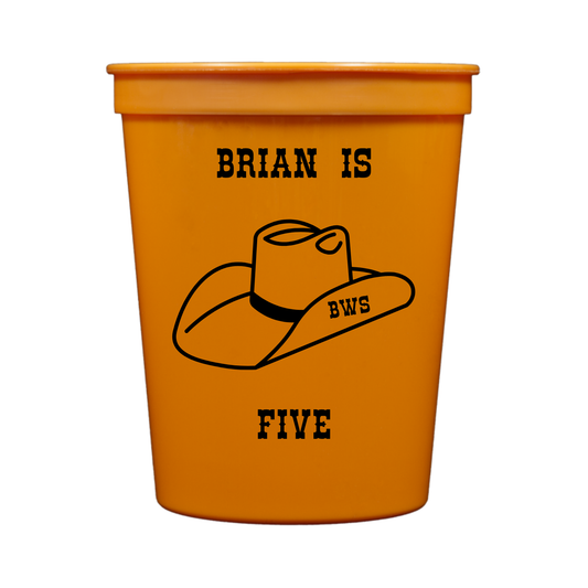 Cowboy Semi-Custom Stadium Cups