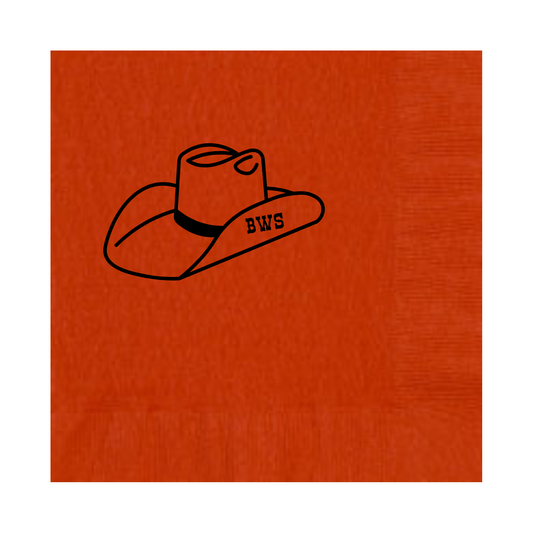 Cowboy Cake 3-ply Beverage Napkins