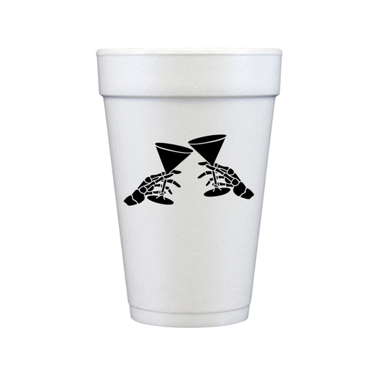 Scary Martini Styrofoam Cups