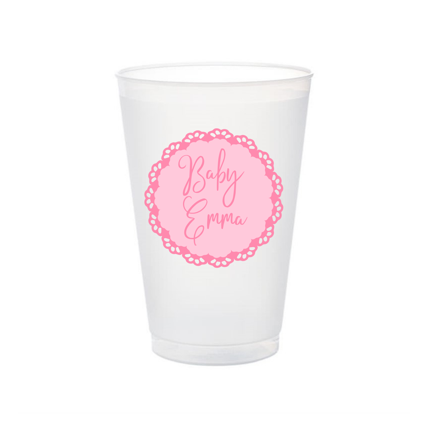 Curly Baby Full Color Shatterproof Cups