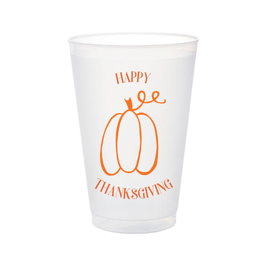 Shatterproof Frosted Flex Cup | Digital Print | 16 oz | Party Pack | Halloween Frosted Cups – Reusable Plastic Cups for Spooky Parties & Events