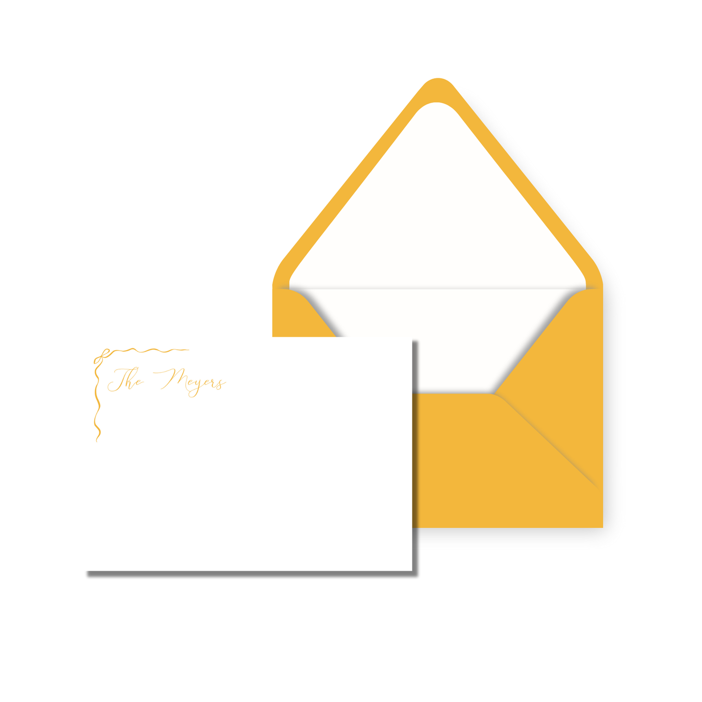 Bow Personal Stationery