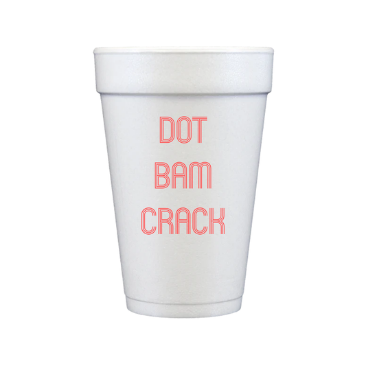 Mahjong Styrofoam Cups