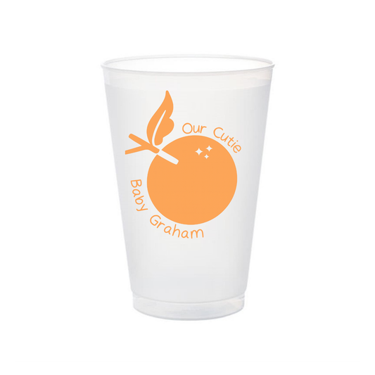 Cutie Shatterproof Frosted Flex Cups