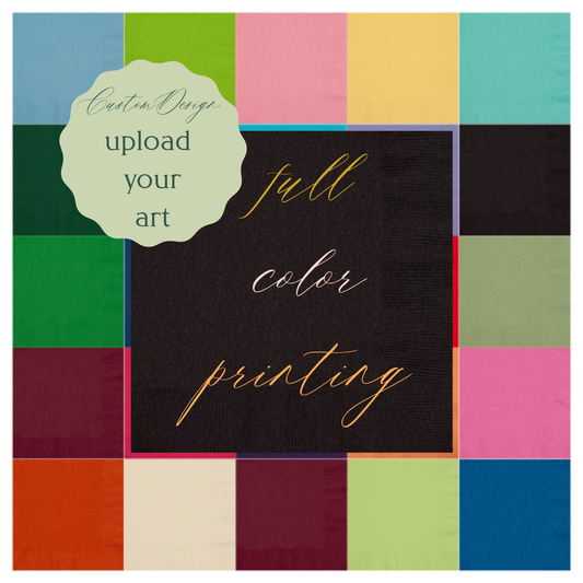 Custom Full Color Beverage Napkins – 3-Ply