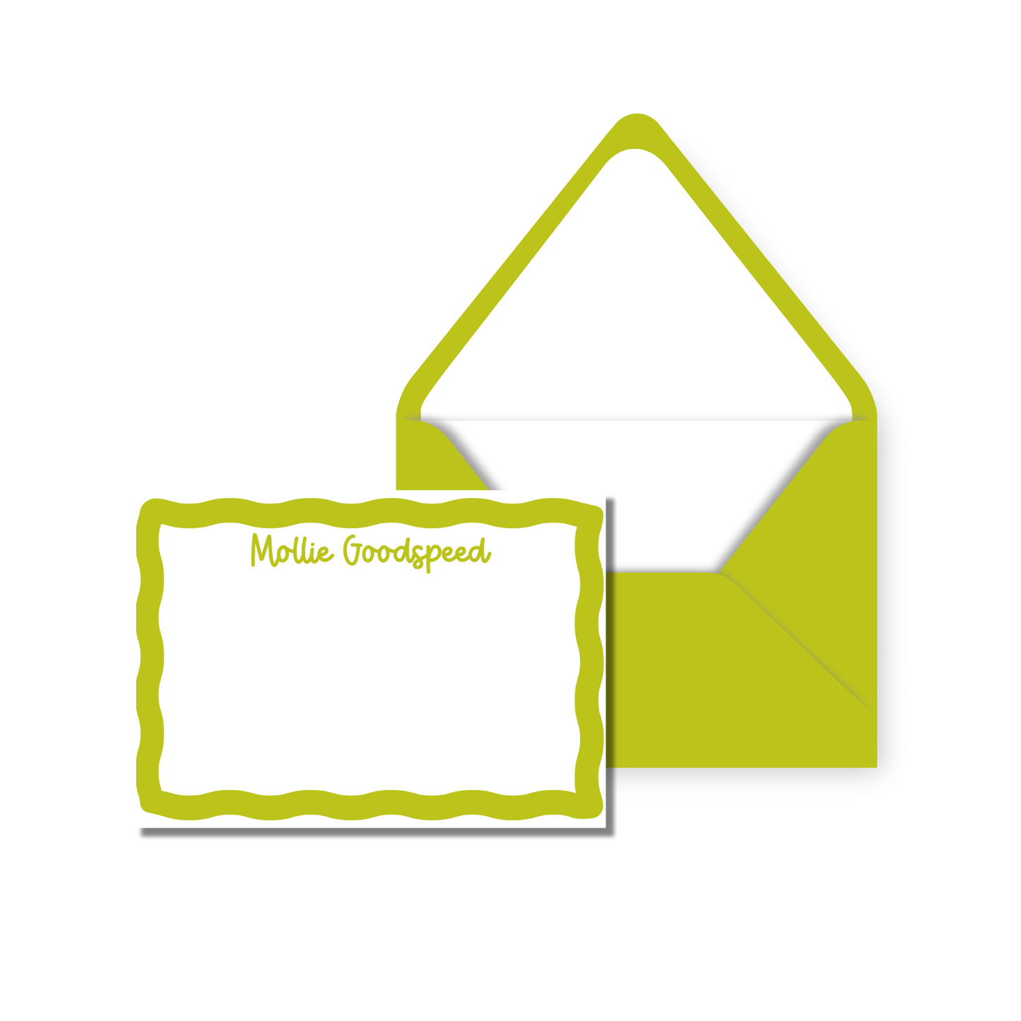 Wavy Personal Stationery