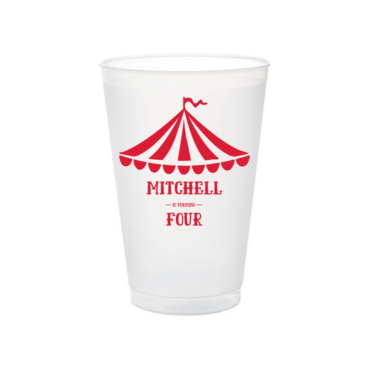 Circus Shatterproof Frosted Flex Cups