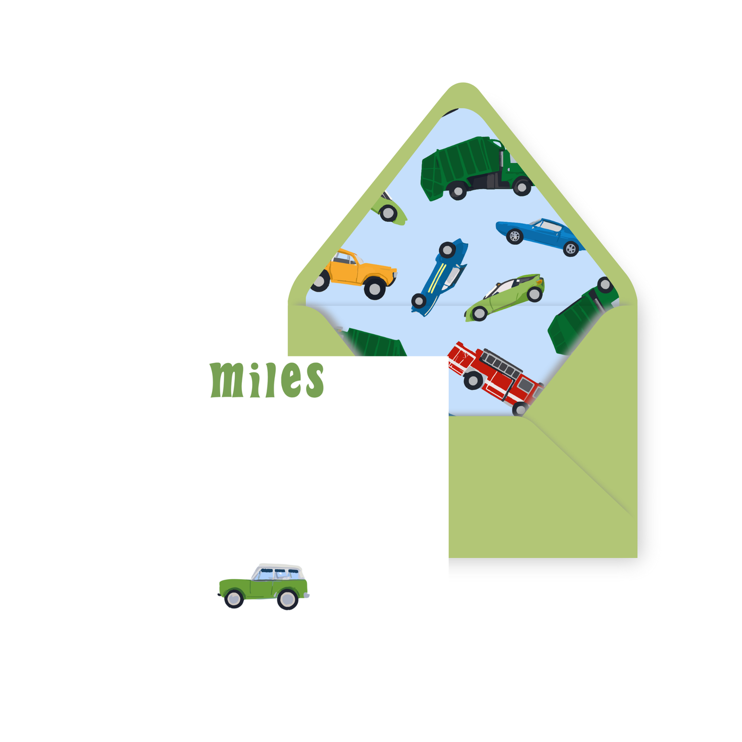 Truck Personal Stationery