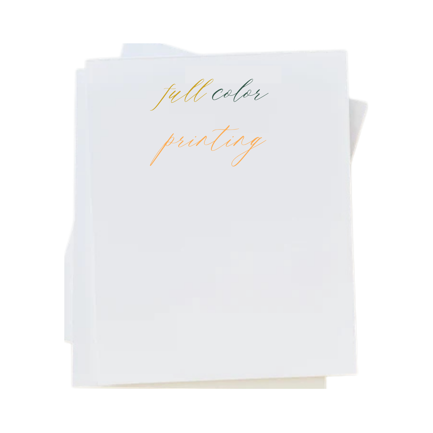 Custom Full Color Notepads