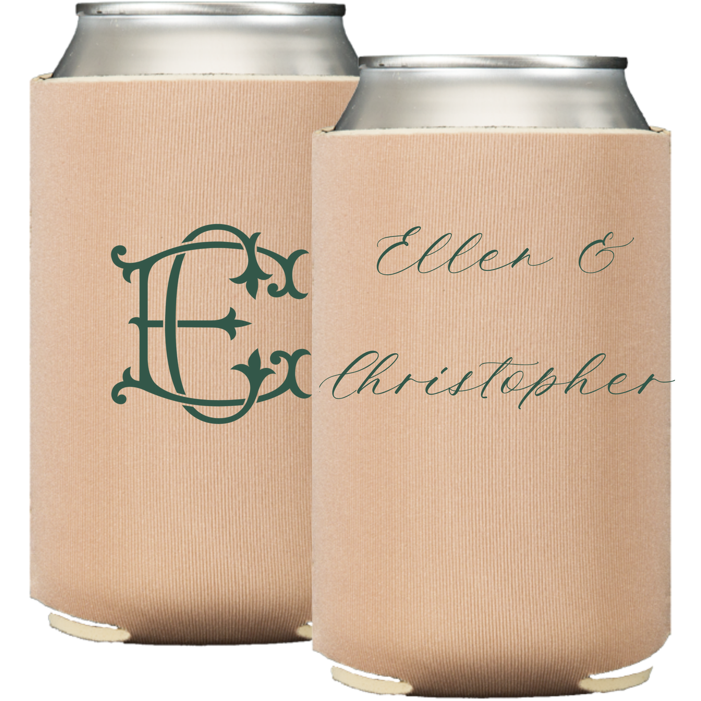 Wedding Neoprene Can Coolers