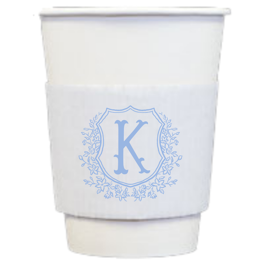 Wedding Semi-Custom Coffee Cups – 1-Color Sleeve