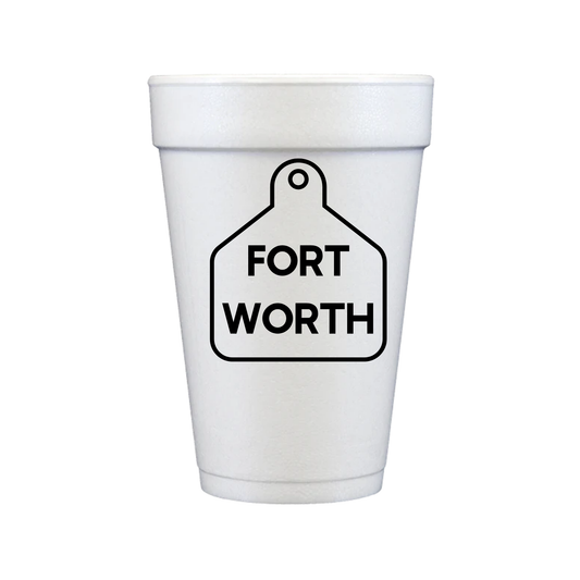 Fort Worth Rodeo Styrofoam Cup