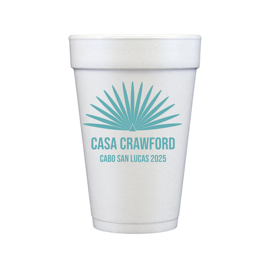 Tequila Styrofoam Cups