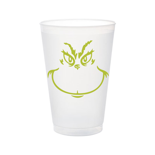 Grinch Holiday Frosted Cups