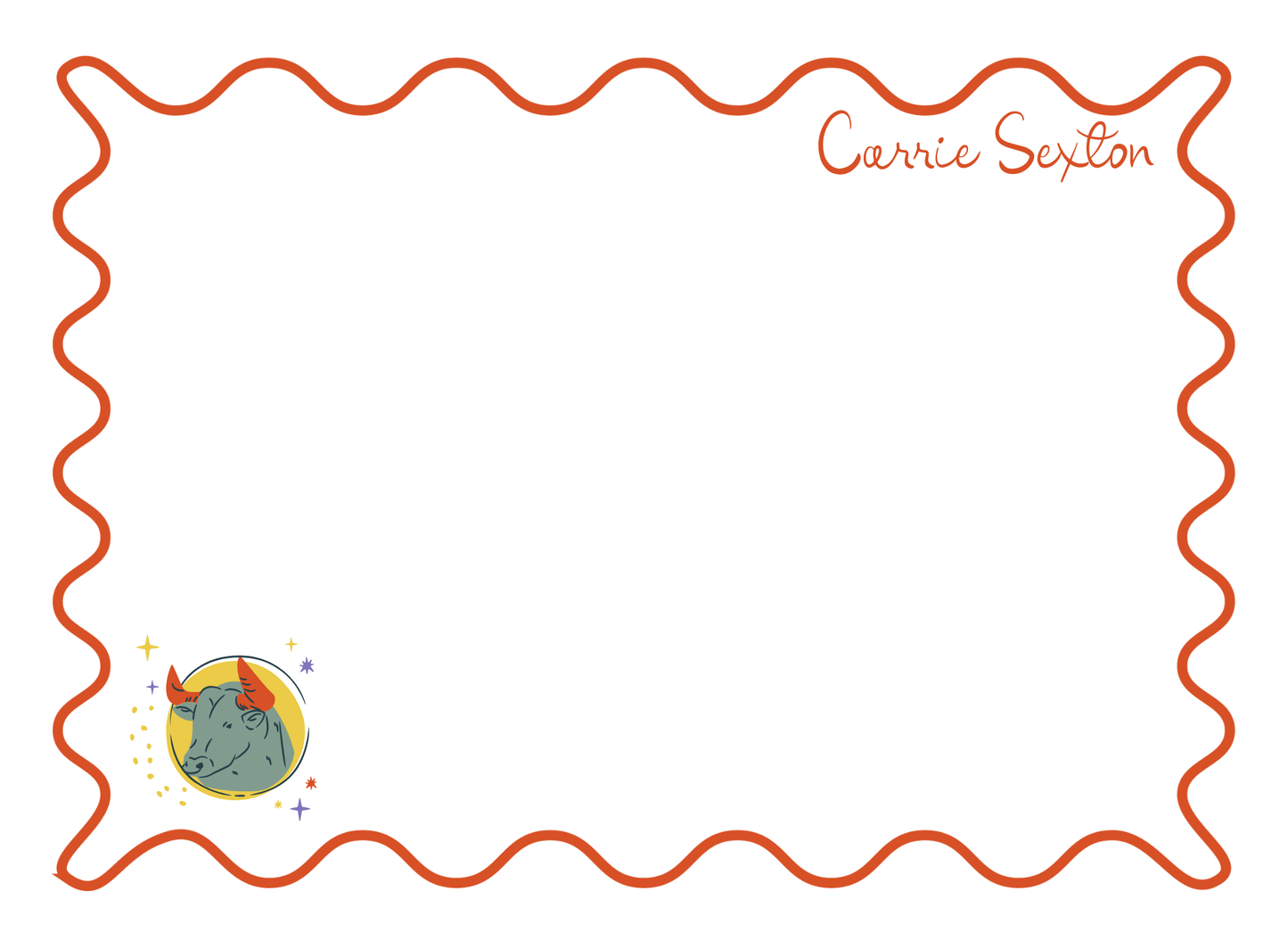 Zodiac Personal Stationery
