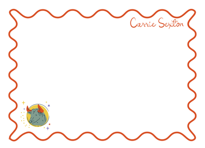 Zodiac Personal Stationery