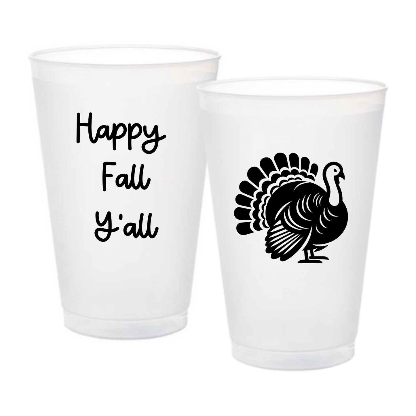 Thanksgiving Frosted Cups