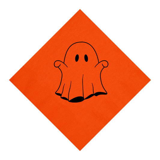 Ghost Halloween Beverage Napkins