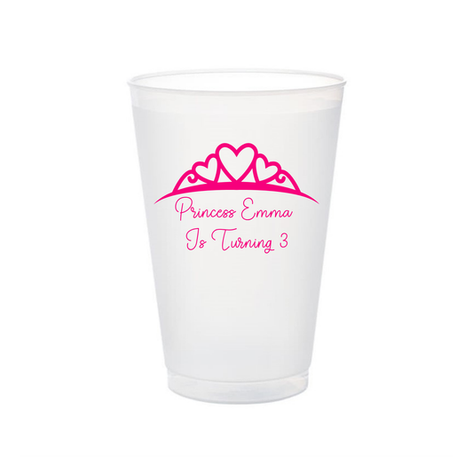 Princess Shatterproof Frosted Flex Cups
