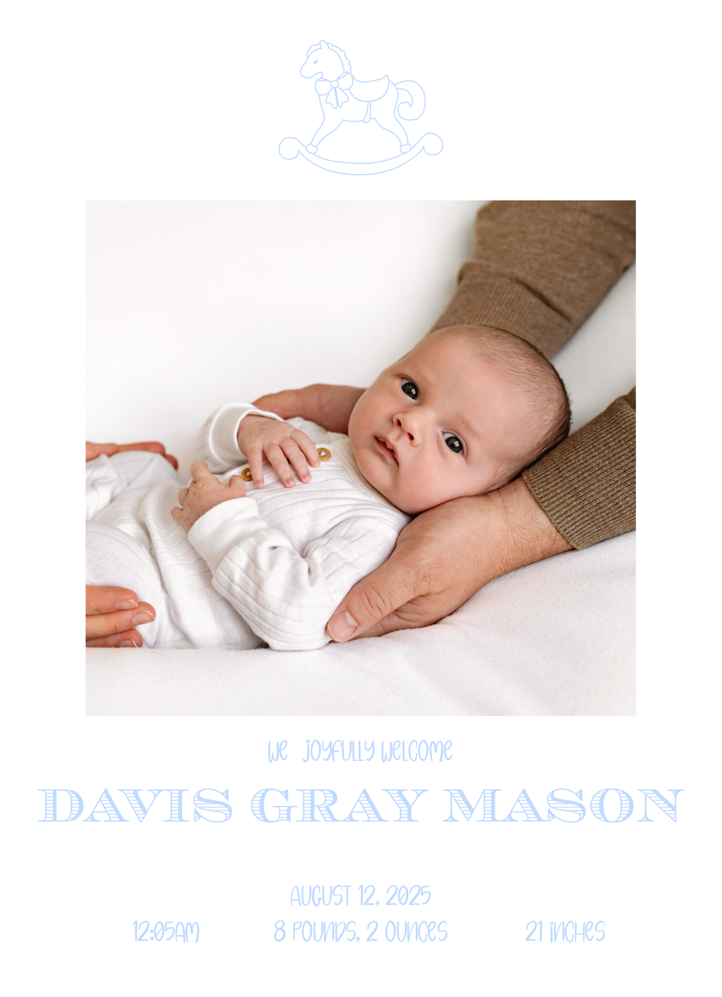 Rocker Birth Announcement