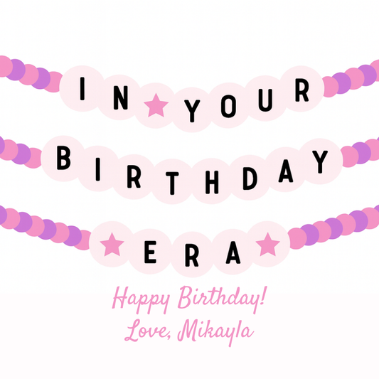 Birthday Era Gift Tag