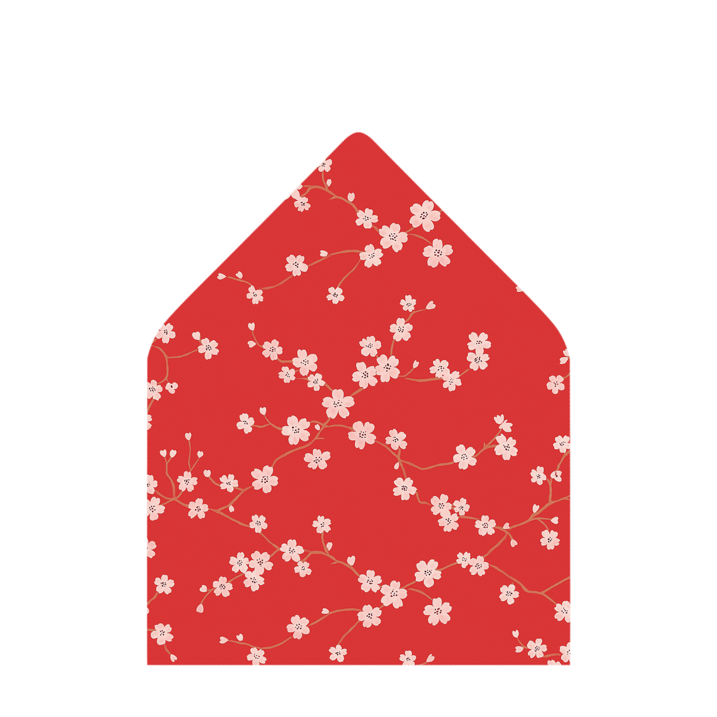 Cherry Blossom Holiday Envelope Liner