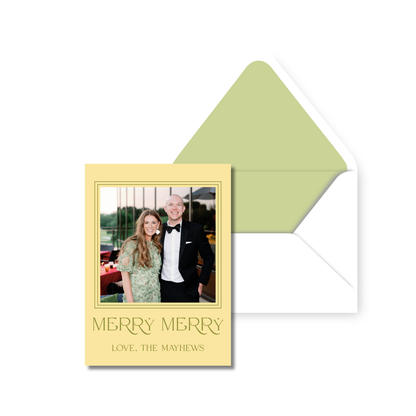 Merry Merry Holiday Card