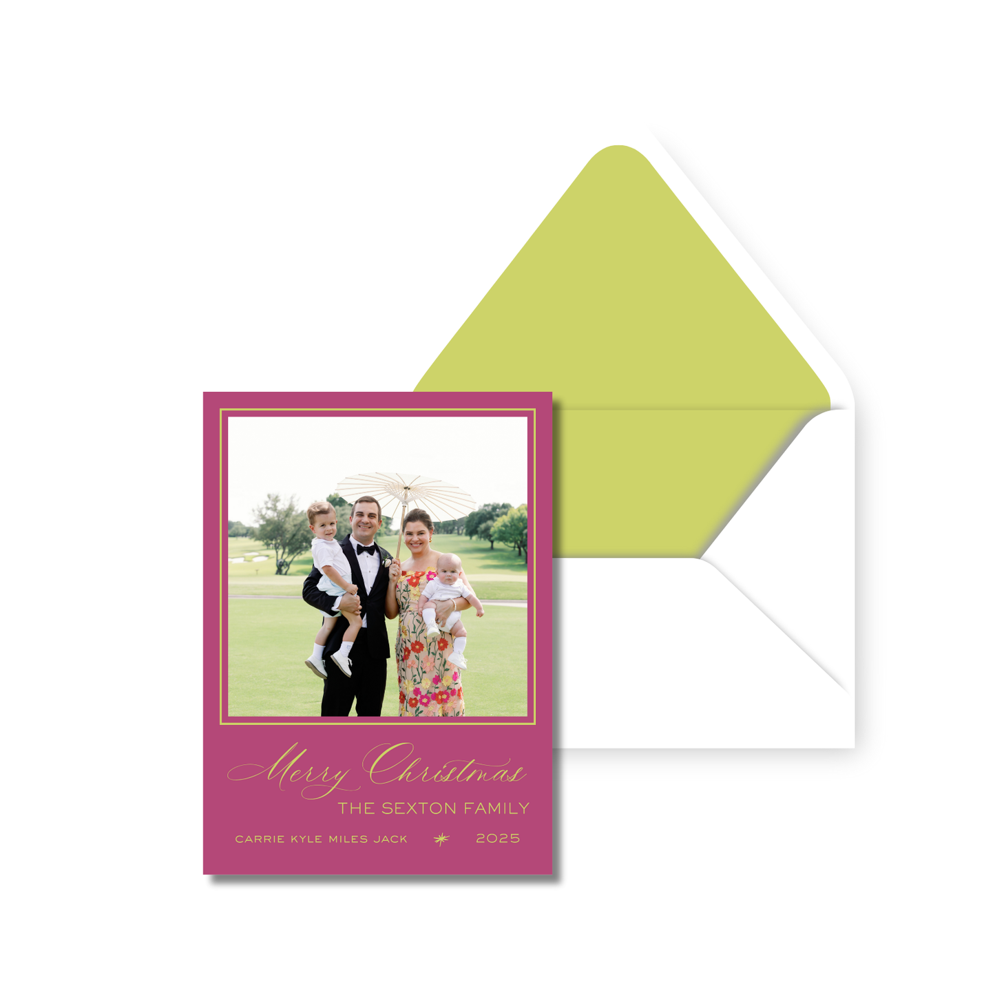 Classic Christmas Holiday Card