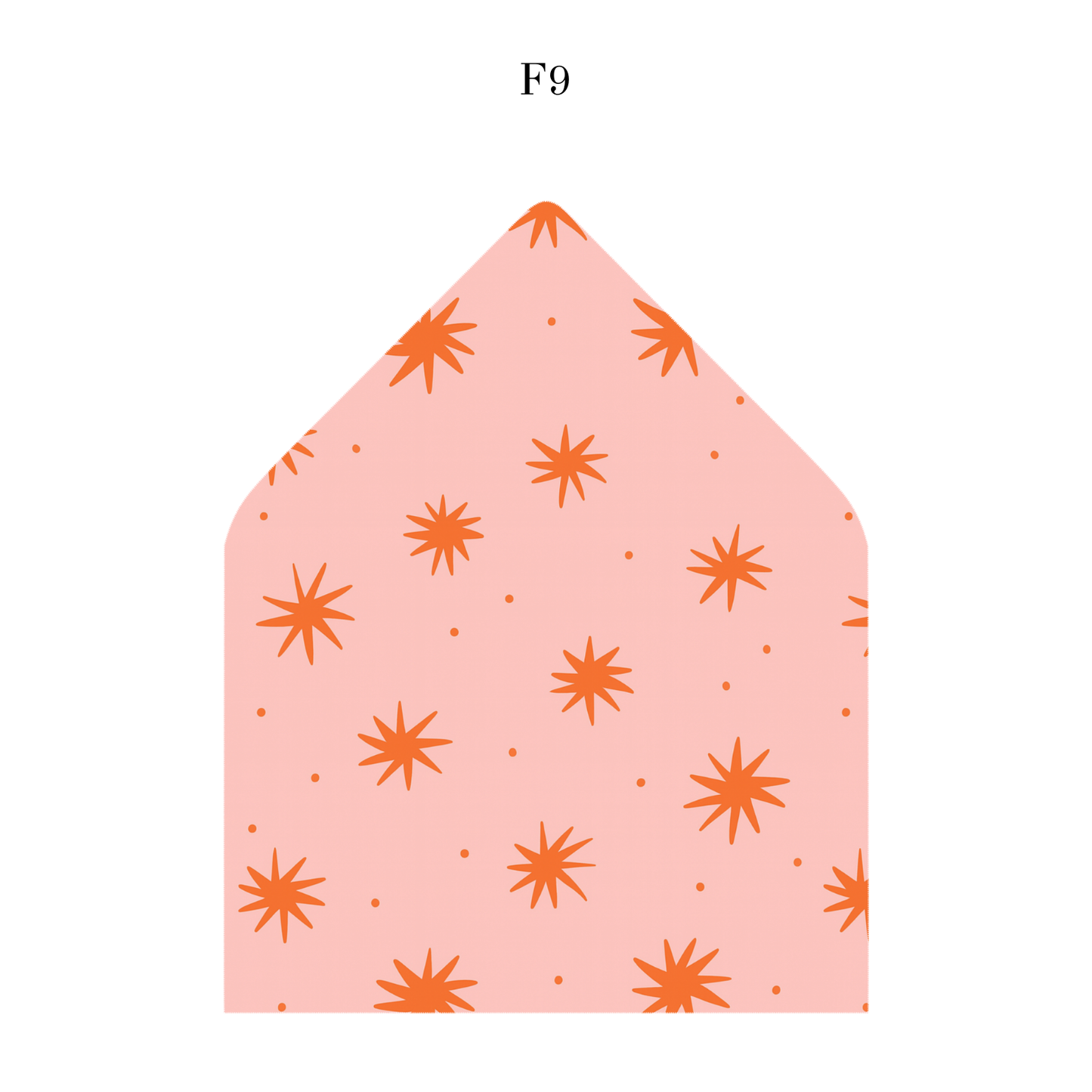Starburst Holiday Envelope Liner