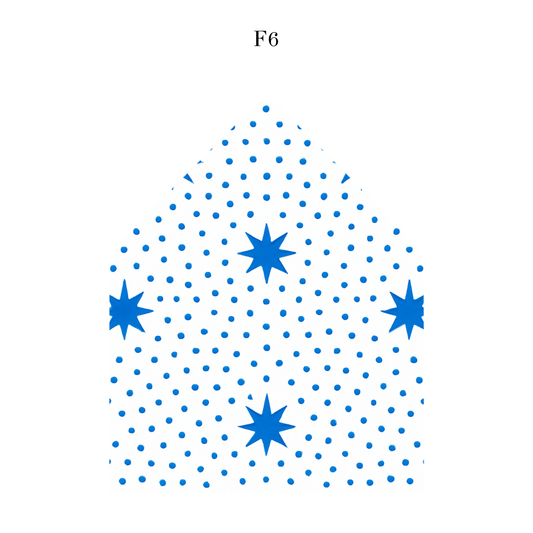 Star Block Holiday Envelope Liner