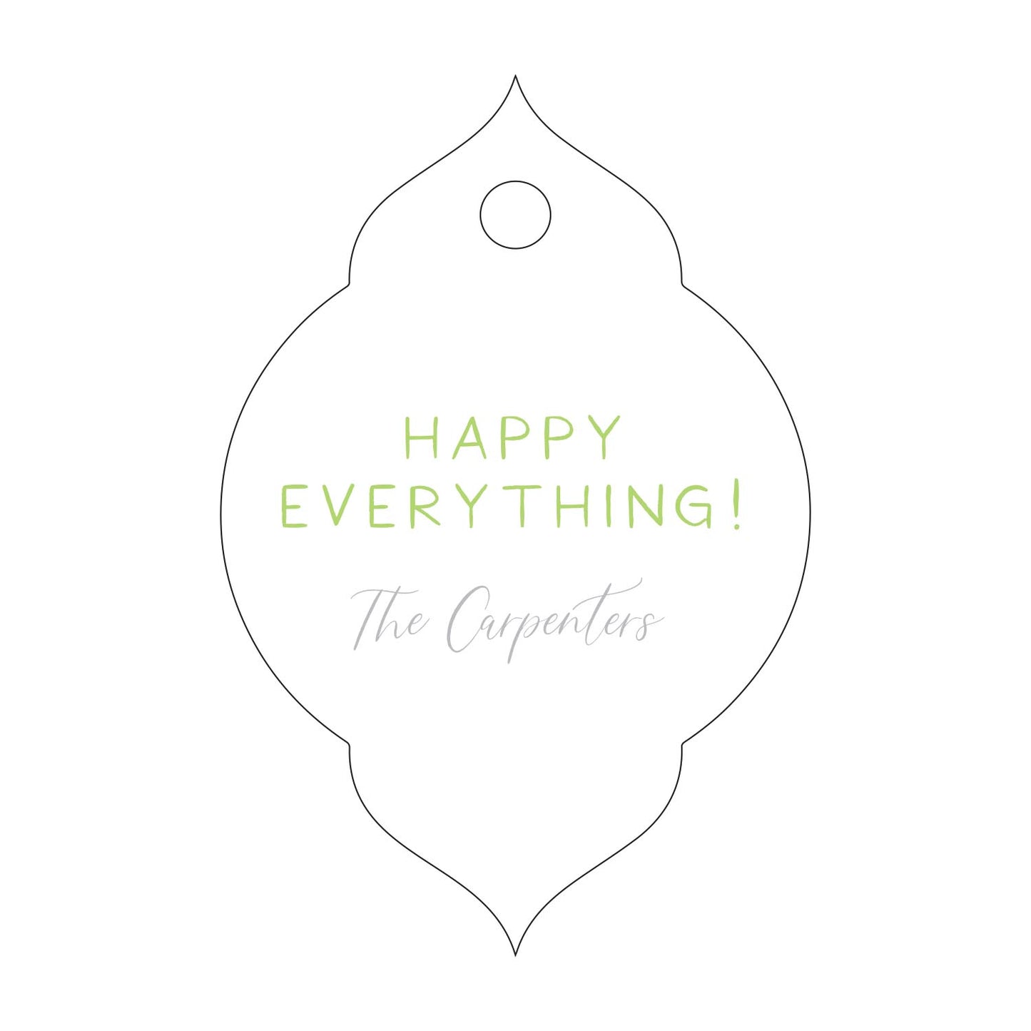 Personalized Gift Tag - T397