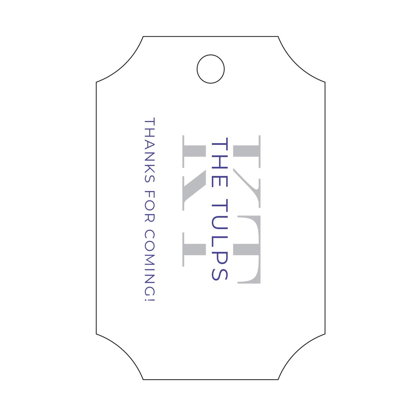 Personalized Gift Tag - T389
