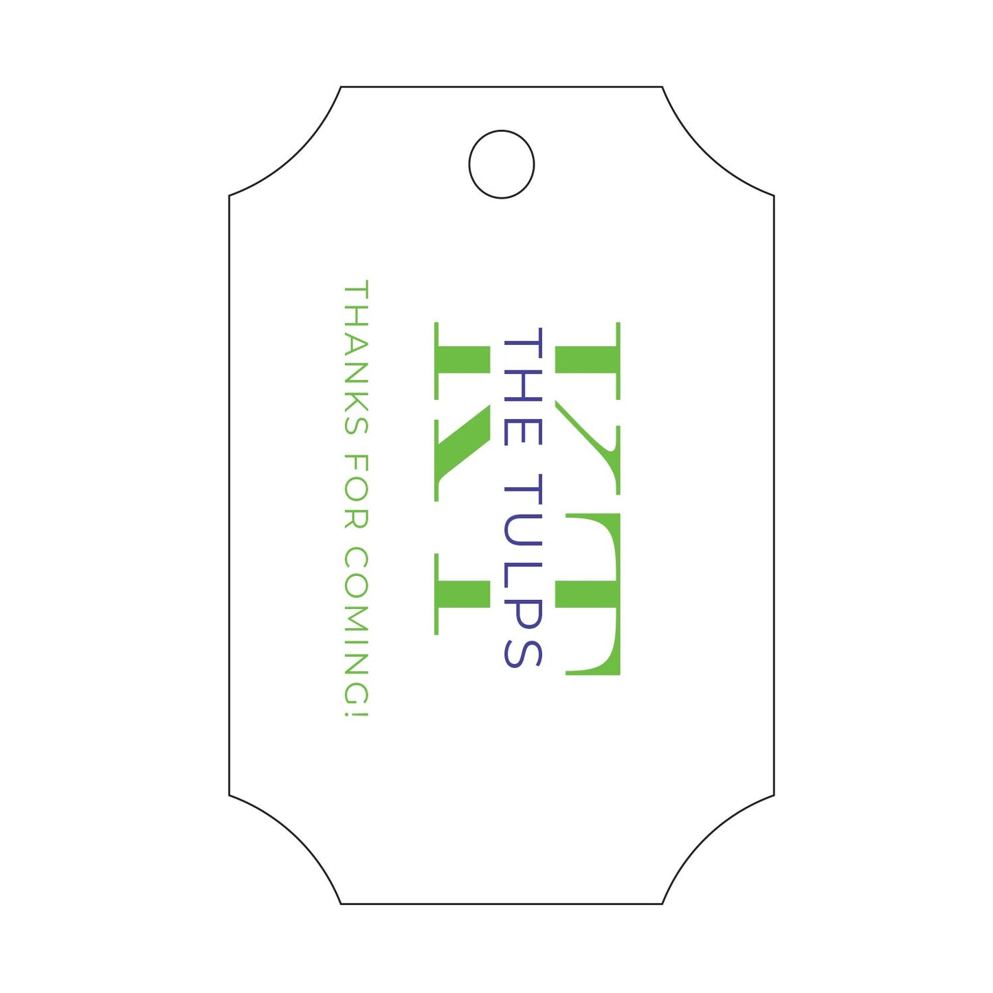 Personalized Gift Tag - T389