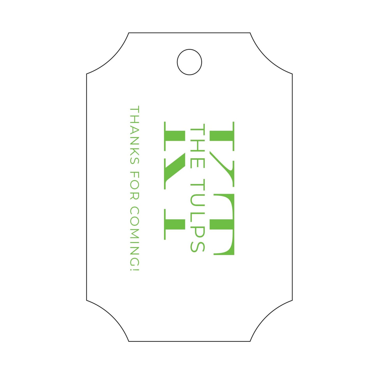 Personalized Gift Tag - T389