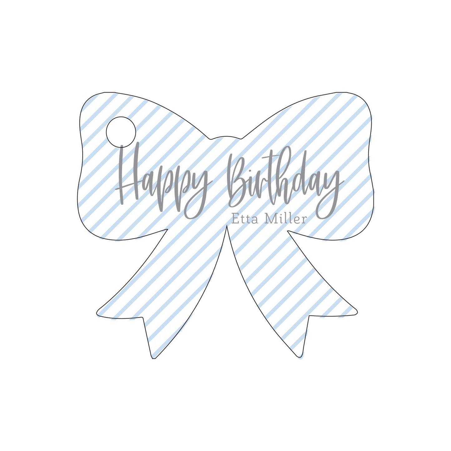 Personalized Gift Tag - T391