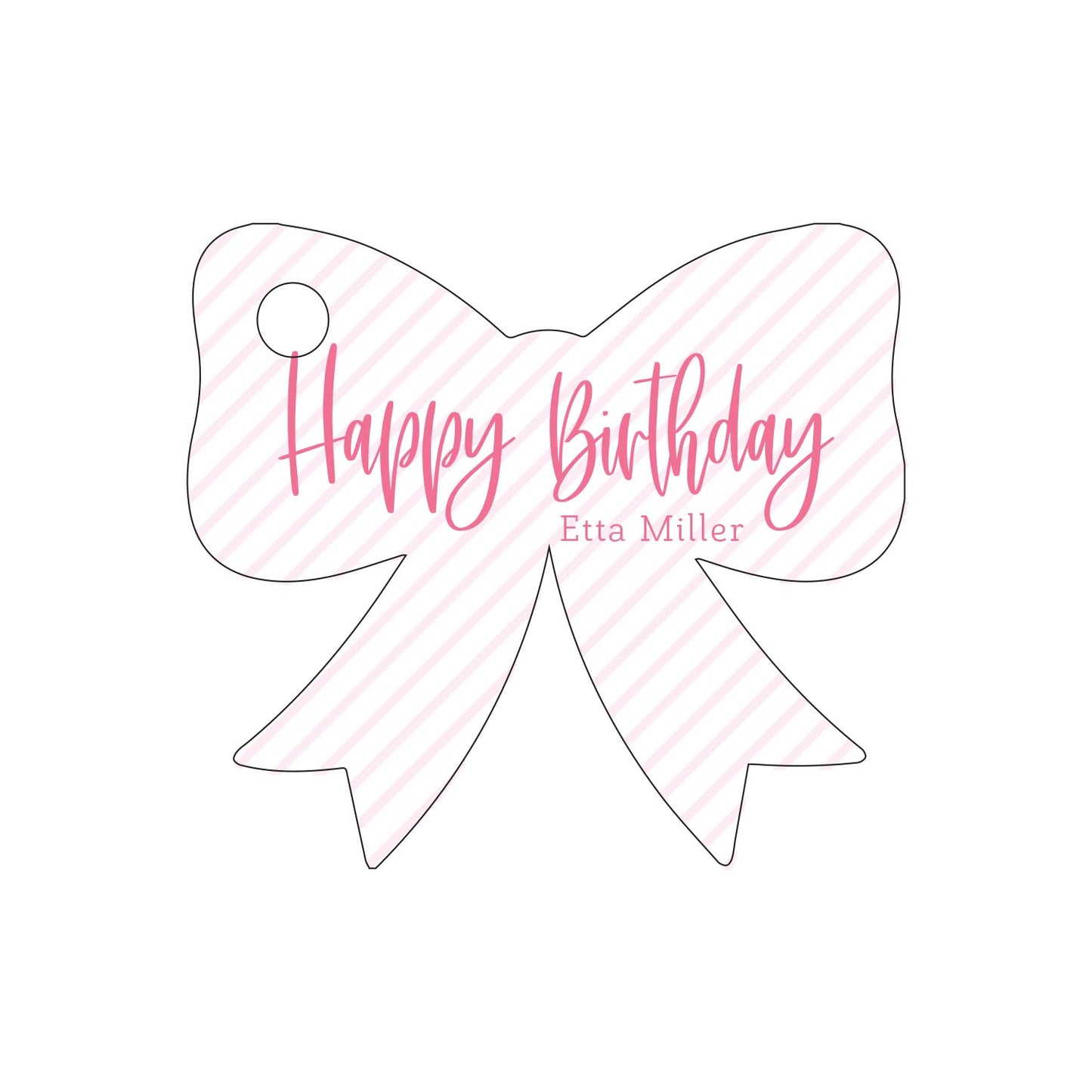 Personalized Gift Tag - T391