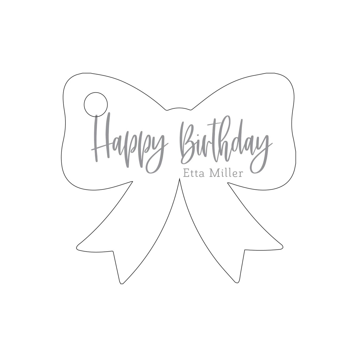 Personalized Gift Tag - T391