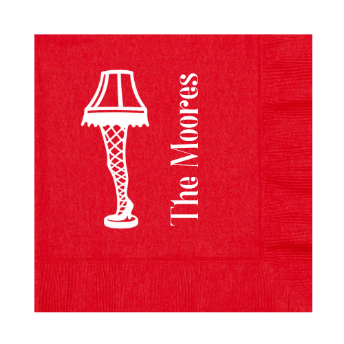 Custom Christmas Story Holiday Napkin