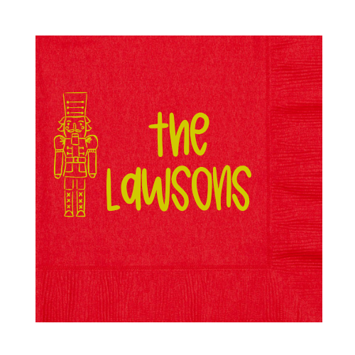 Custom Nutcracker Holiday Napkin