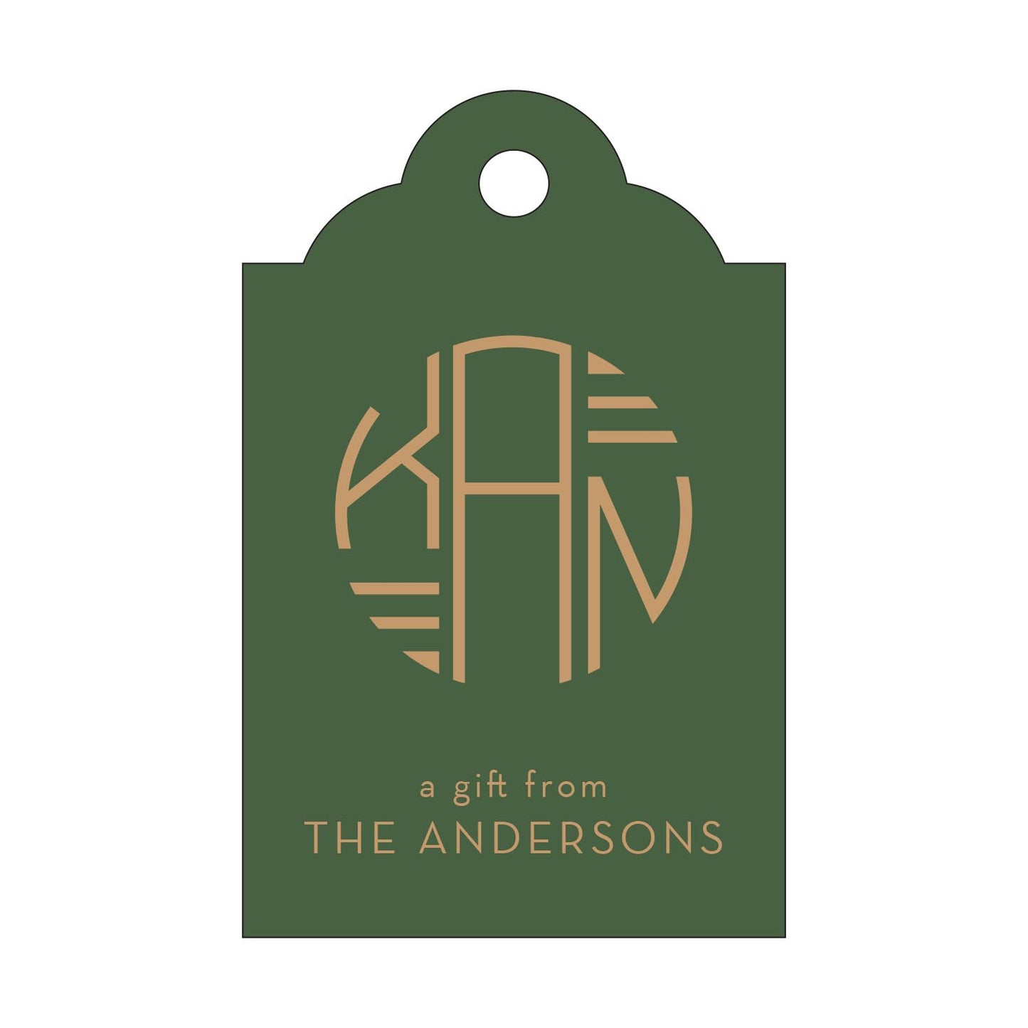 Personalized Gift Tag - T392