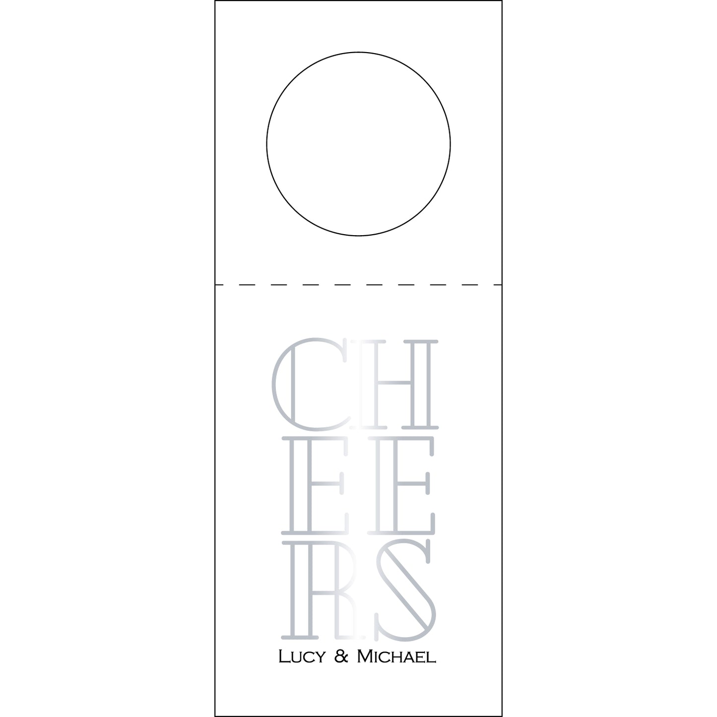 Personalized Wine Tag - WT384