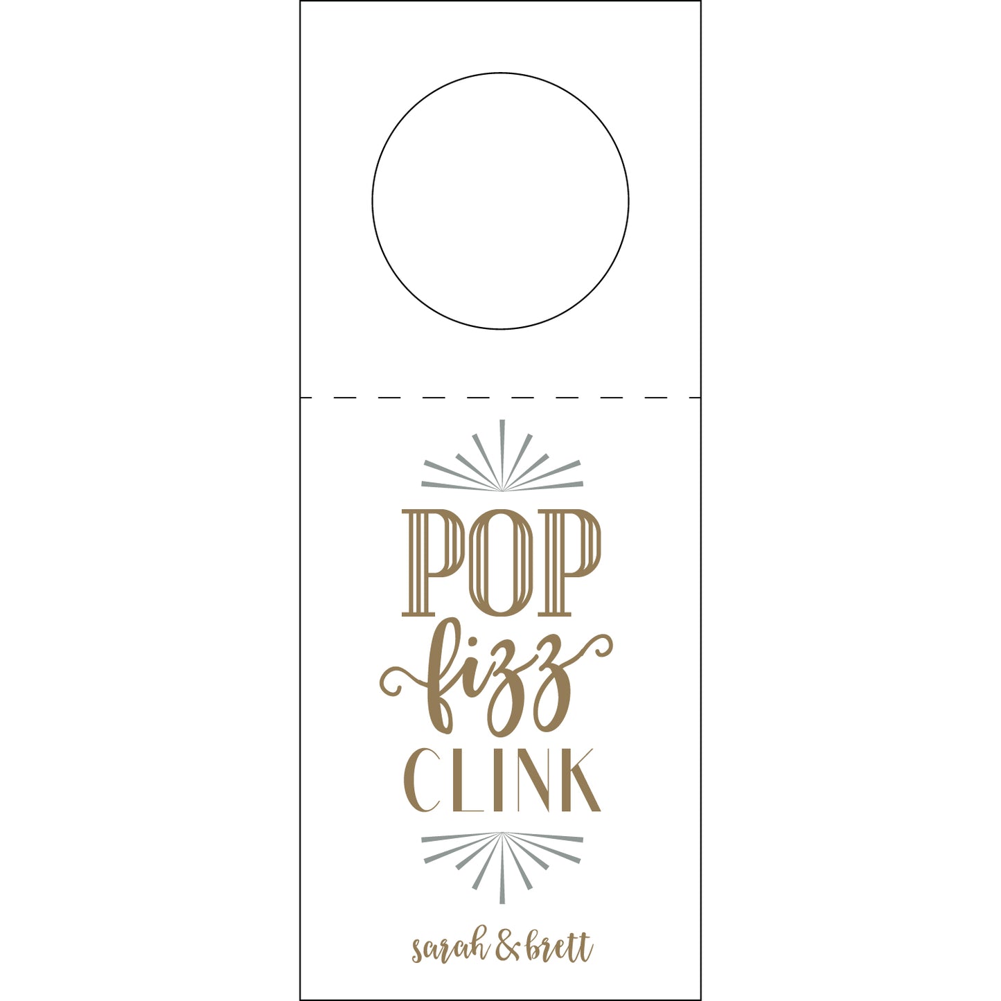 Personalized Wine Tag - WT373