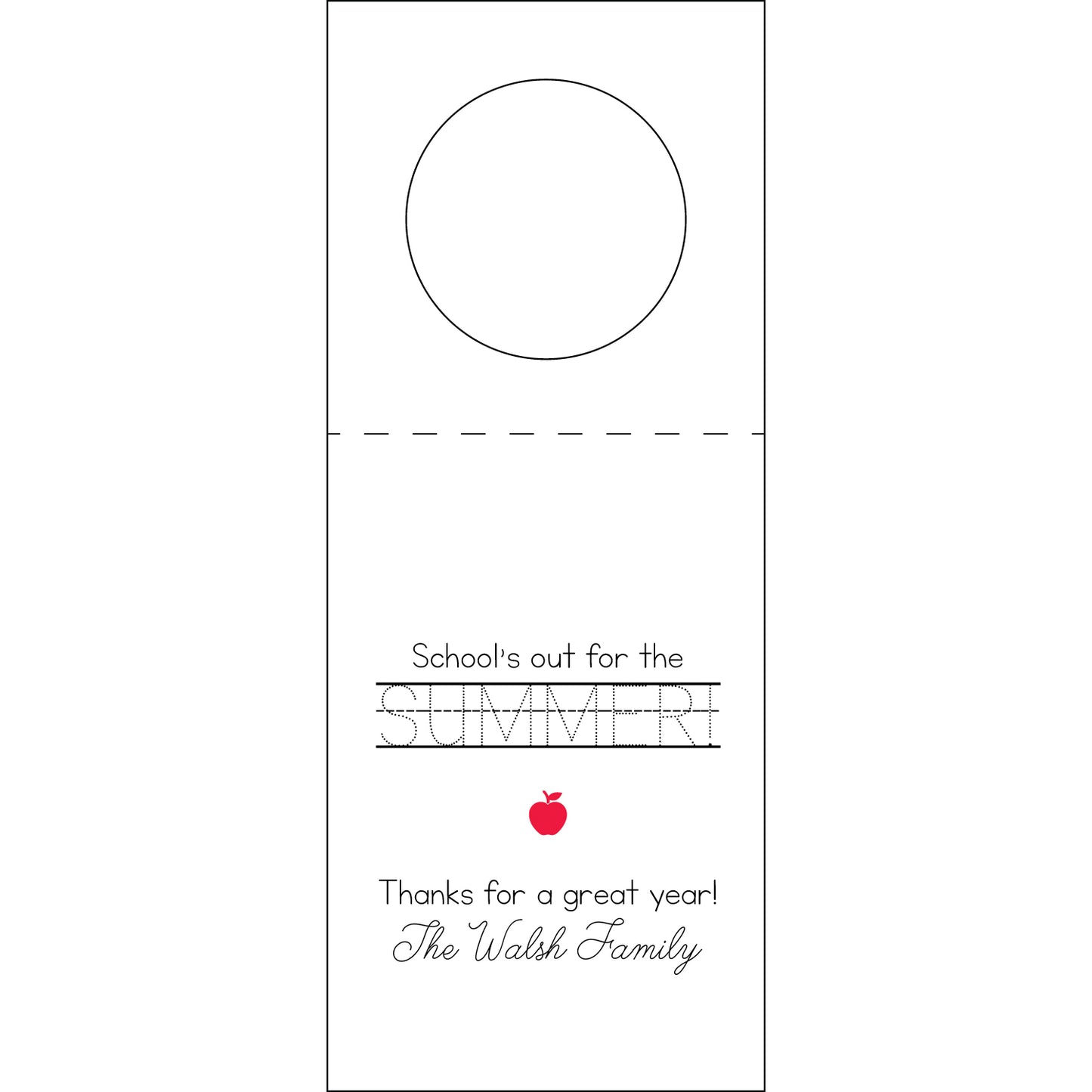 Personalized Wine Tag - WT375