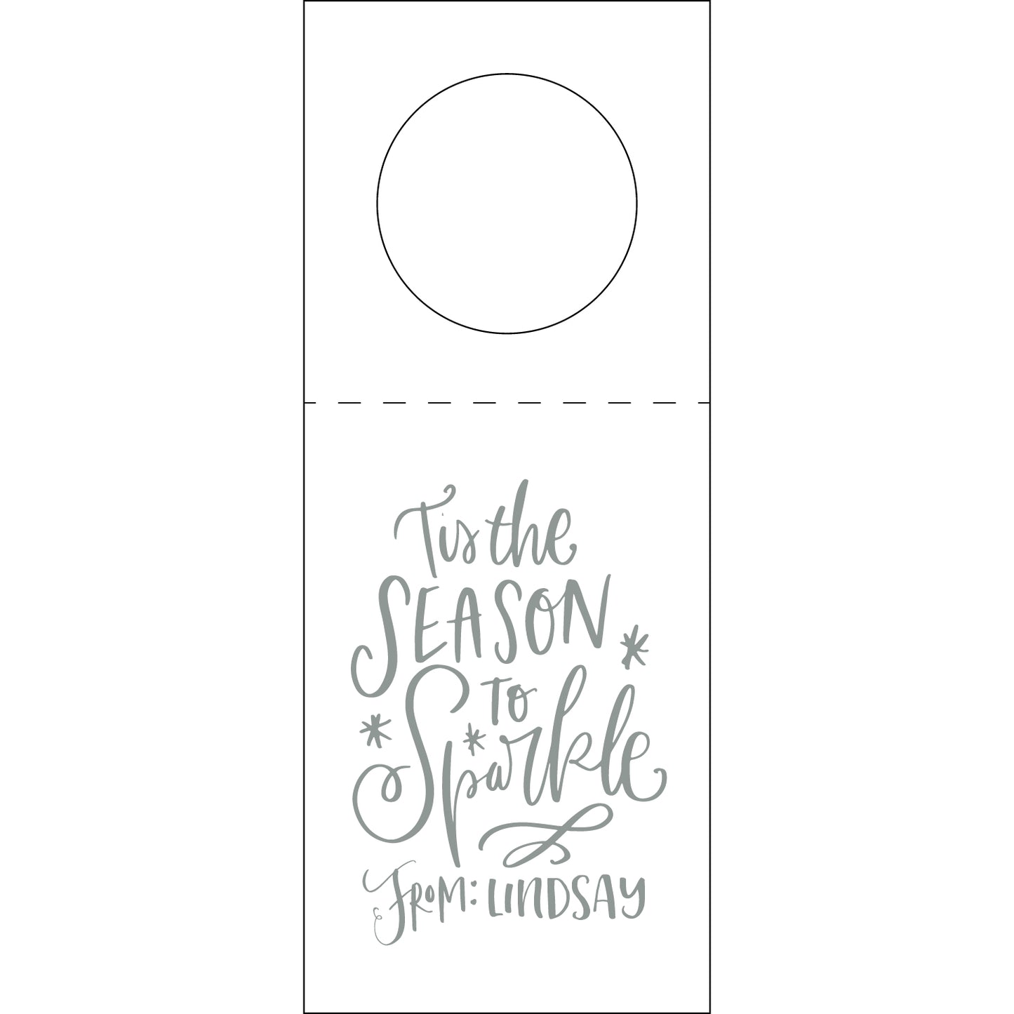 Personalized Wine Tag - WT412