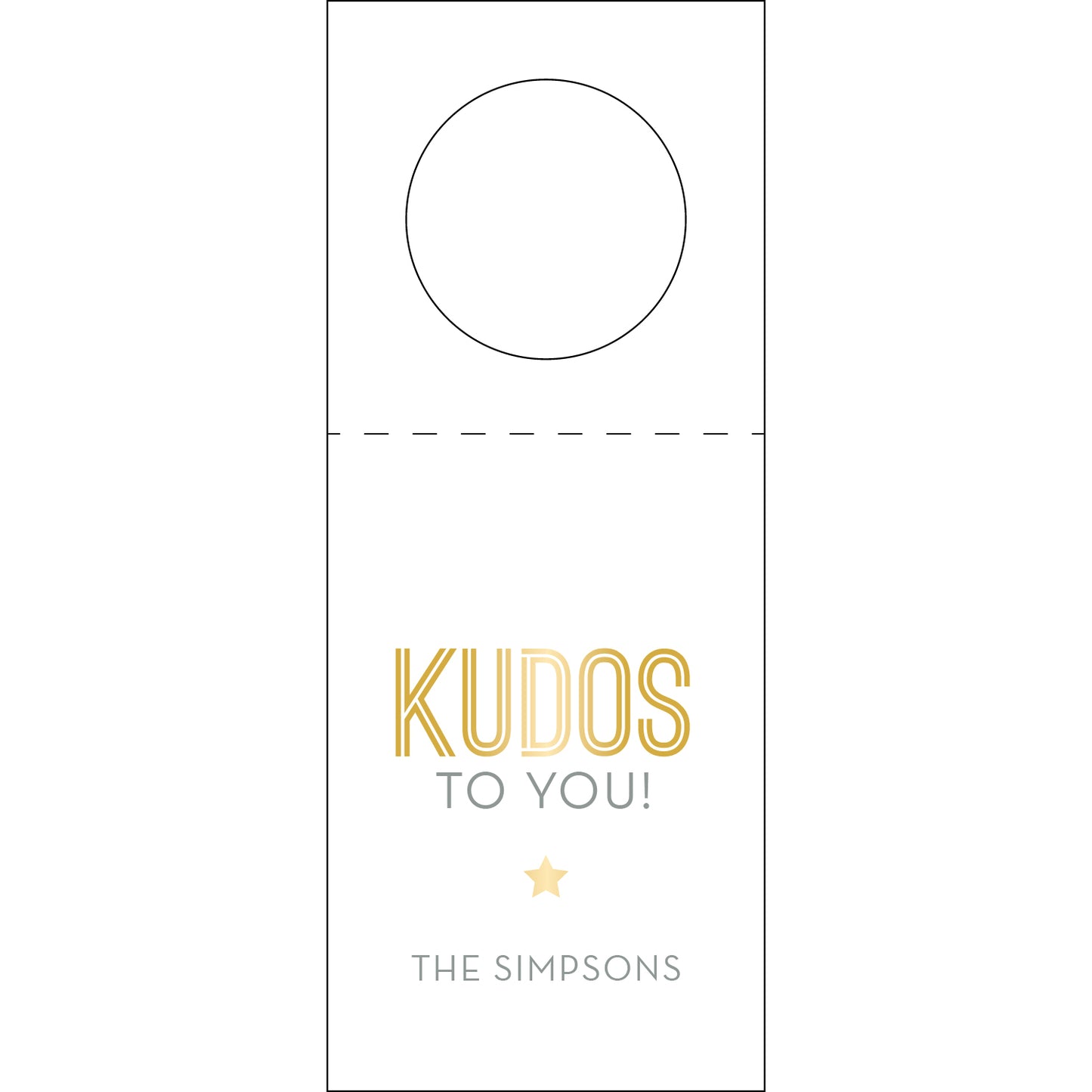 Personalized Wine Tag - WT379