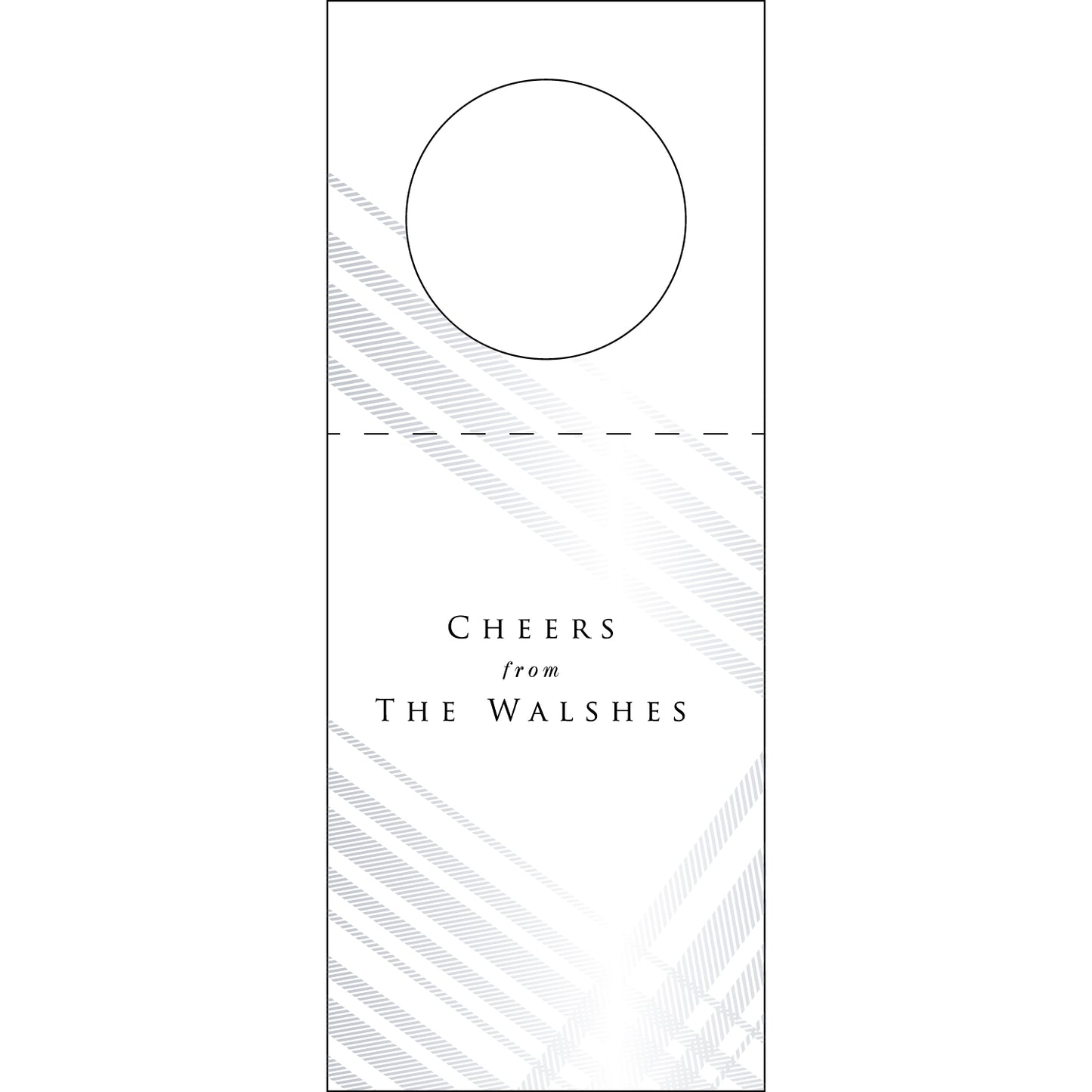 Personalized Wine Tag - WT436