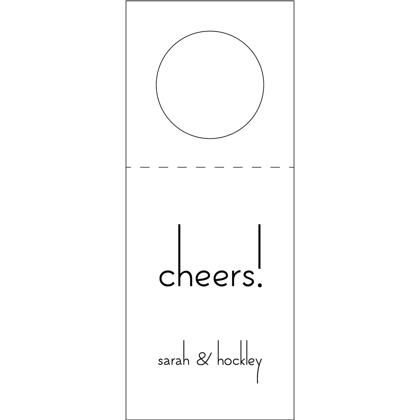 Personalized Wine Tag - WT377