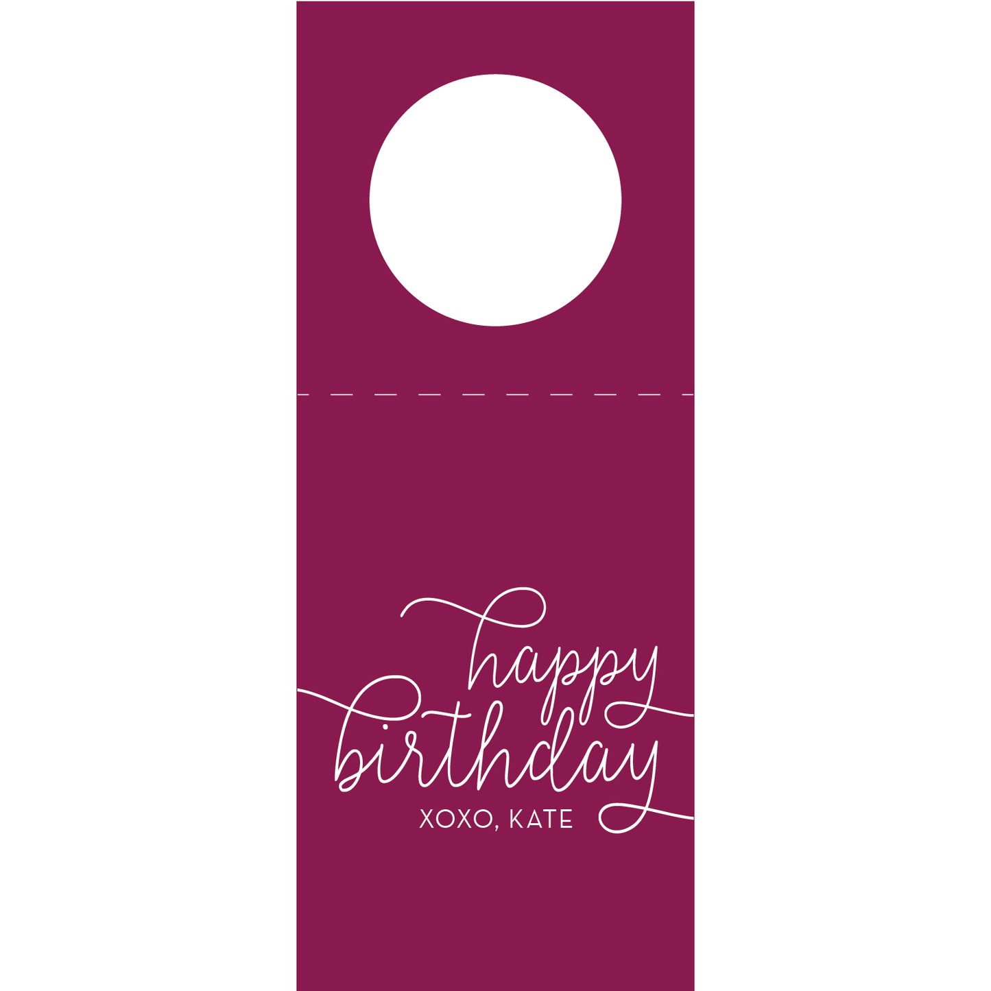 Personalized Wine Tag - WT376